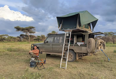 4x4 for camping Tanzania